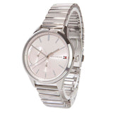 Buy Shop Tommy Hilfiger Brooke Pink Dial Silver Steel Strap Watch for Women - 1782020 USA Online