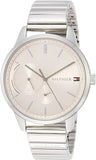Buy Shop Tommy Hilfiger Brooke Pink Dial Silver Steel Strap Watch for Women - 1782020 USA Online