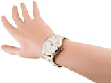 Buy Shop Tommy Hilfiger Brooke Quartz White Dial Cream Leather Strap Watch for Women - 1782022 USA Online