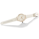 Buy Shop Tommy Hilfiger Brooke Quartz White Dial Cream Leather Strap Watch for Women - 1782022 USA Online