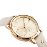 Buy Shop Tommy Hilfiger Brooke Quartz White Dial Cream Leather Strap Watch for Women - 1782022 USA Online