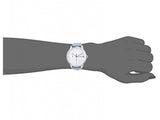 Buy Shop Tommy Hilfiger Brooke Silver Dial Blue Leather Strap Watch for Women - 1782023 USA Online
