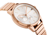 Buy Shop Tommy Hilfiger Brooke Silver Dial Rose Gold Steel Strap Watch for Women - 1782021 USA Online