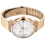 Buy Shop Tommy Hilfiger Brooke Silver Dial Rose Gold Steel Strap Watch for Women - 1782021 USA Online