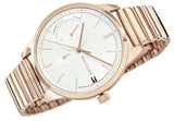 Buy Shop Tommy Hilfiger Brooke Silver Dial Rose Gold Steel Strap Watch for Women - 1782021 USA Online