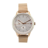 Buy Shop Tommy Hilfiger Brooke Silver Dial Rose Gold Steel Strap Watch for Women - 1782021 USA Online