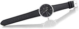 Buy Shop Tommy Hilfiger Brooklyn Black Dial Black Leather Strap Watch for Men - 1791509 USA Online