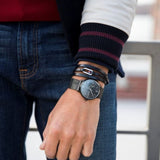 Buy Shop Tommy Hilfiger Brooklyn Black Dial Black Mesh Bracelet Watch for Men - 1791507 USA Online