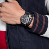 Buy Shop Tommy Hilfiger Brooklyn Black Dial Black Mesh Bracelet Watch for Men - 1791507 USA Online