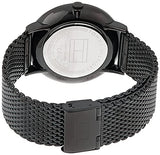 Buy Shop Tommy Hilfiger Brooklyn Black Dial Black Mesh Bracelet Watch for Men - 1791507 USA Online