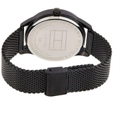 Buy Shop Tommy Hilfiger Brooklyn Black Dial Black Mesh Bracelet Watch for Men - 1791507 USA Online
