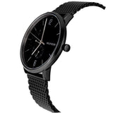 Buy Shop Tommy Hilfiger Brooklyn Black Dial Black Mesh Bracelet Watch for Men - 1791507 USA Online