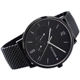 Buy Shop Tommy Hilfiger Brooklyn Black Dial Black Mesh Bracelet Watch for Men - 1791507 USA Online