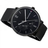 Buy Shop Tommy Hilfiger Brooklyn Black Dial Black Mesh Bracelet Watch for Men - 1791507 USA Online