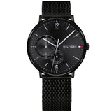 Buy Shop Tommy Hilfiger Brooklyn Black Dial Black Mesh Bracelet Watch for Men - 1791507 USA Online