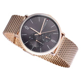 Buy Shop Tommy Hilfiger Brooklyn Grey Dial Gold Mesh Bracelet Watch for Men - 1791506 USA Online