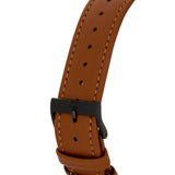 Buy Shop Tommy Hilfiger Brooklyn Quartz Black Dial Brown Leather Strap Watch for Men - 1791510 USA Online