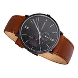 Buy Shop Tommy Hilfiger Brooklyn Quartz Black Dial Brown Leather Strap Watch for Men - 1791510 USA Online