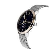 Buy Shop Tommy Hilfiger Brooklyn Quartz Blue Dial Silver Mesh Bracelet Watch for Men - 1791505 USA Online