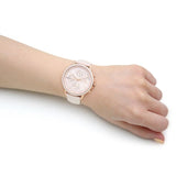 Buy Shop Tommy Hilfiger Carly Cream Dial Cream Leather Strap Watch for Women -1781789 USA Online