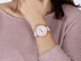 Buy Shop Tommy Hilfiger Carly Cream Dial Cream Leather Strap Watch for Women -1781789 USA Online