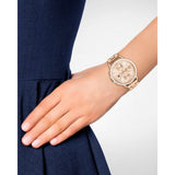 Buy Shop Tommy Hilfiger Carly Rose Gold Dial Rose Gold Steel Strap Watch for Women - 1781788 USA Online