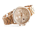 Buy Shop Tommy Hilfiger Carly Rose Gold Dial Rose Gold Steel Strap Watch for Women - 1781788 USA Online