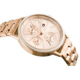 Buy Shop Tommy Hilfiger Carly Rose Gold Dial Rose Gold Steel Strap Watch for Women - 1781788 USA Online