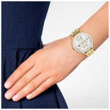 Buy Shop Tommy Hilfiger Carly White Dial Gold Steel Strap Watch for Women - 1781786 USA Online