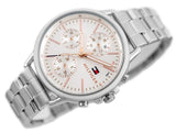 Buy Shop Tommy Hilfiger Carly White Dial Silver Stainless Steel Strap Watch for Women - 1781787 USA Online