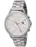 Buy Shop Tommy Hilfiger Carly White Dial Silver Stainless Steel Strap Watch for Women - 1781787 USA Online