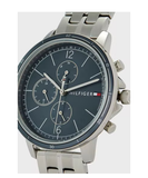 Buy Shop Tommy Hilfiger Casual Quartz Blue Dial Silver Steel Strap Watch For Women - 1782188 USA Online
