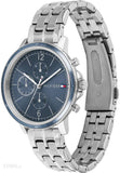 Buy Shop Tommy Hilfiger Casual Quartz Blue Dial Silver Steel Strap Watch For Women - 1782188 USA Online