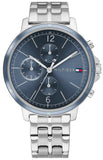 Buy Shop Tommy Hilfiger Casual Quartz Blue Dial Silver Steel Strap Watch For Women - 1782188 USA Online