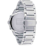 Buy Shop Tommy Hilfiger Chase Multifunction Blue Dial Silver Steel Strap Watch for Men - 1791575 USA Online