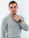 Buy Shop Tommy Hilfiger Chase Quartz Black Dial Brown Leather Strap Watch for Men - 1791577 USA Online