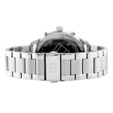 Buy Shop Tommy Hilfiger Chase Quartz Black Dial Silver Steel Strap Watch For Men - 1791485 USA Online