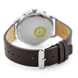 Buy Shop Tommy Hilfiger Chase Quartz Brown Dial Brown Leather Strap Watch for Men - 1791579 USA Online