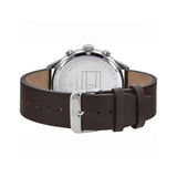 Buy Shop Tommy Hilfiger Chase Quartz Brown Dial Brown Leather Strap Watch for Men - 1791579 USA Online