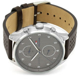 Buy Shop Tommy Hilfiger Chase Quartz Brown Dial Brown Leather Strap Watch for Men - 1791579 USA Online