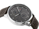 Buy Shop Tommy Hilfiger Chase Quartz Brown Dial Brown Leather Strap Watch for Men - 1791579 USA Online