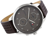 Buy Shop Tommy Hilfiger Chase Quartz Brown Dial Brown Leather Strap Watch for Men - 1791579 USA Online