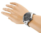 Buy Shop Tommy Hilfiger Chase Quartz Grey Dial Silver Mesh Bracelet Watch For Men - 1791484 USA Online