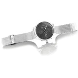 Buy Shop Tommy Hilfiger Chase Quartz Grey Dial Silver Mesh Bracelet Watch For Men - 1791484 USA Online