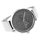 Buy Shop Tommy Hilfiger Chase Quartz Grey Dial Silver Mesh Bracelet Watch For Men - 1791484 USA Online