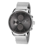 Buy Shop Tommy Hilfiger Chase Quartz Grey Dial Silver Mesh Bracelet Watch For Men - 1791484 USA Online
