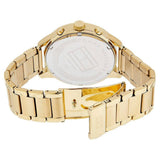 Buy Shop Tommy Hilfiger Chase Quartz White Dial Gold Steel Strap Watch for Men - 1791576 USA Online