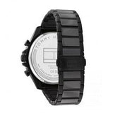 Buy Shop Tommy Hilfiger Clark Chronograph Black Dial Black Steel Strap Watch For Men - 1792081 USA Online