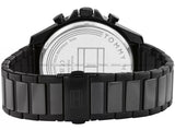 Buy Shop Tommy Hilfiger Clark Chronograph Black Dial Black Steel Strap Watch For Men - 1792081 USA Online