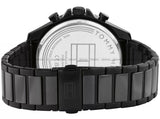 Buy Shop Tommy Hilfiger Clark Chronograph Black Dial Black Steel Strap Watch For Men - 1792081 USA Online
